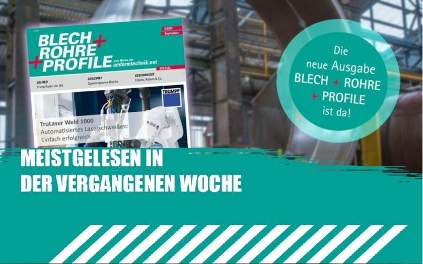 Blech Rohre Profile Meist gelesen KW 35