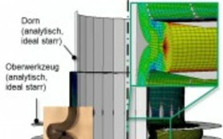 Knickbauchen eines axialsymmetrischen Rohres: Numerische und experimentelle Untersuchung